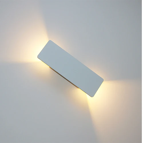 Dual Up-Down LED Wall Light – 6W Aluminium, Warm/Cool White & 4 Colors