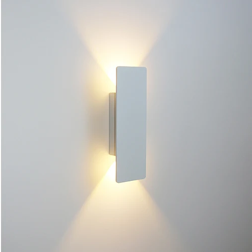 Dual Up-Down LED Wall Light – 6W Aluminium, Warm/Cool White & 4 Colors