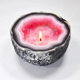 Crystal Healing Candle – Handcrafted Resin, Long-Lasting Glow & 6×6cm
