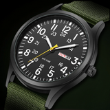 Men's Military Watch – Waterproof, Stainless Steel & NATO Strap