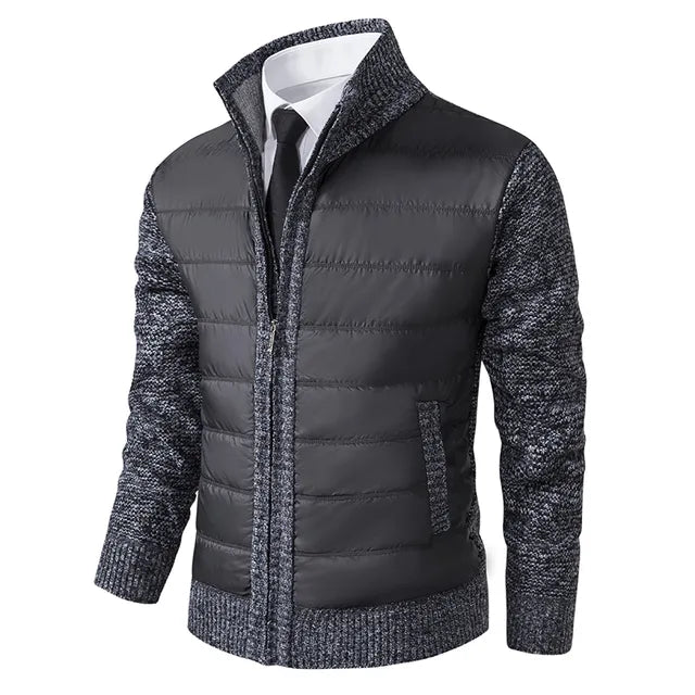 Stylish Men's Cardigan Jacket - Cozy Knit Sweater for All Seasons