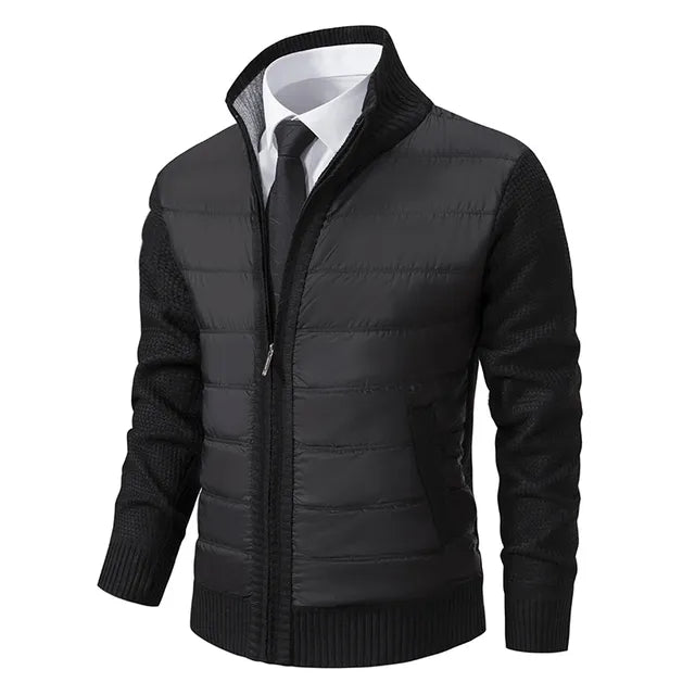 Stylish Men's Cardigan Jacket - Cozy Knit Sweater for All Seasons
