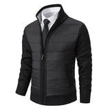 Stylish Men's Cardigan Jacket - Cozy Knit Sweater for All Seasons