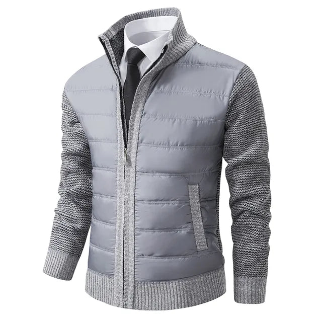 Stylish Men's Cardigan Jacket - Cozy Knit Sweater for All Seasons