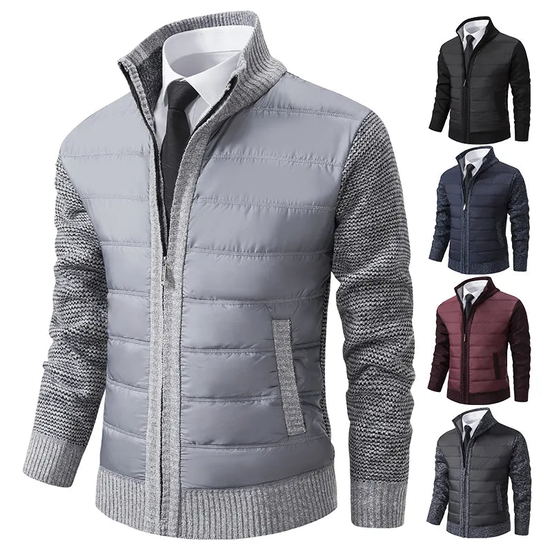 Stylish Men's Cardigan Jacket - Cozy Knit Sweater for All Seasons