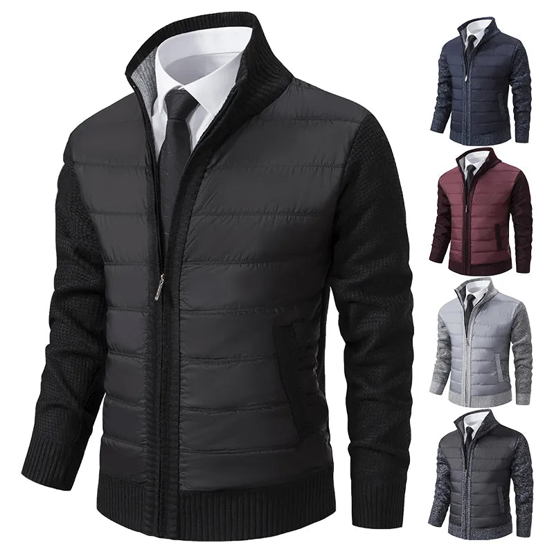 Stylish Men's Cardigan Jacket - Cozy Knit Sweater for All Seasons