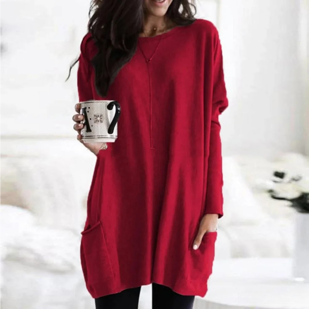 Enhanced Product Title: Anja™ Casual Pocket Top - Stylish & Comfortable Women's Wear

This optimized title includes relevant keywords that potential customers might use when searching for similar products, while also highlighting the style and comfort of