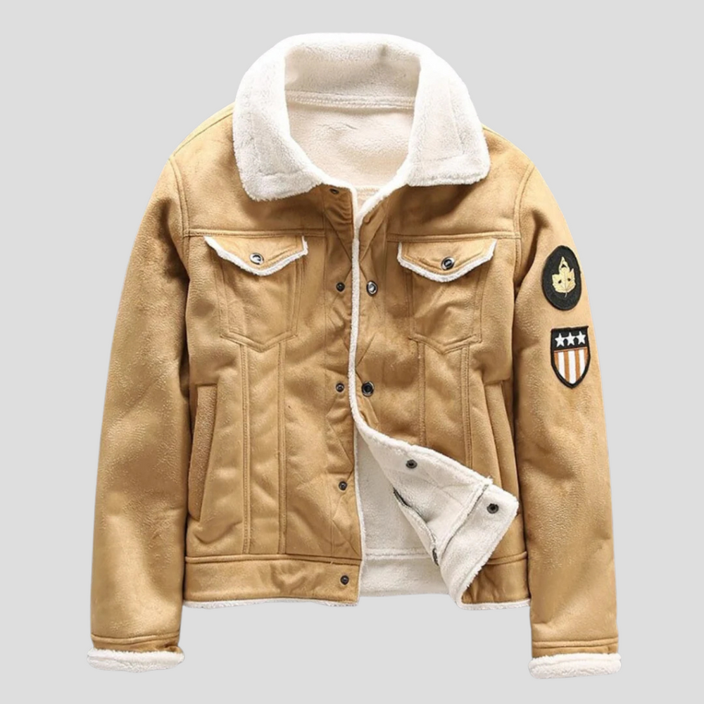 Men's Classic-Style Biker Jacket - Mio - 8