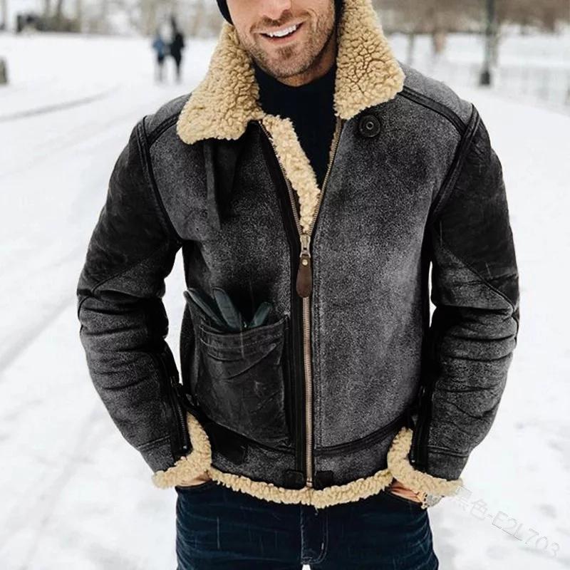 Marc - Men's Jacket in Sheepskin Style - 10