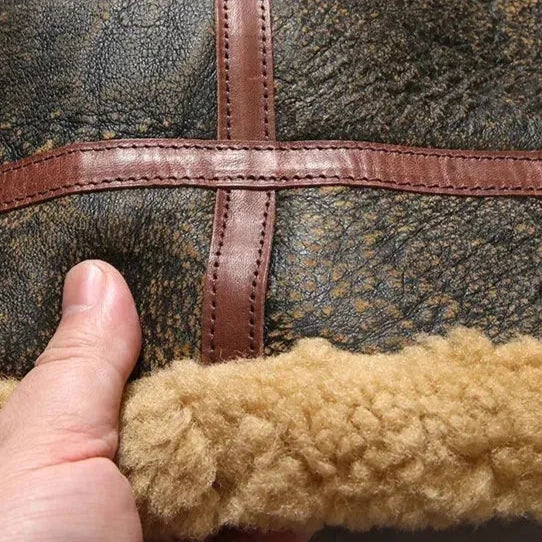 Marc - Men's Jacket in Sheepskin Style - 6