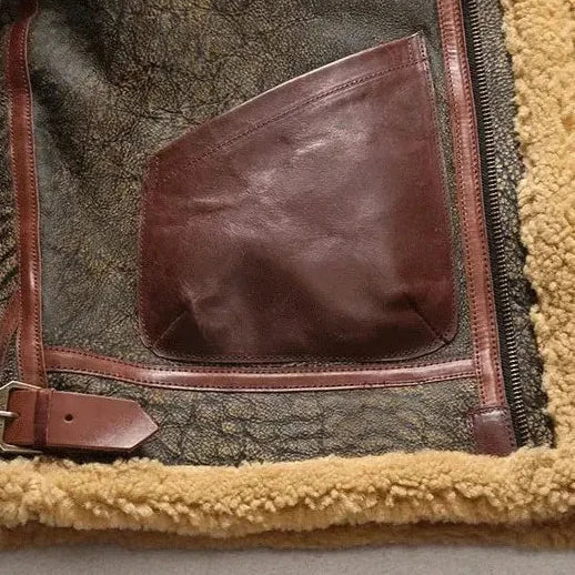 Marc - Men's Jacket in Sheepskin Style - 7