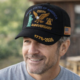 Men's Hat Veterans Baseball Cap Commemorative Patriotic Design