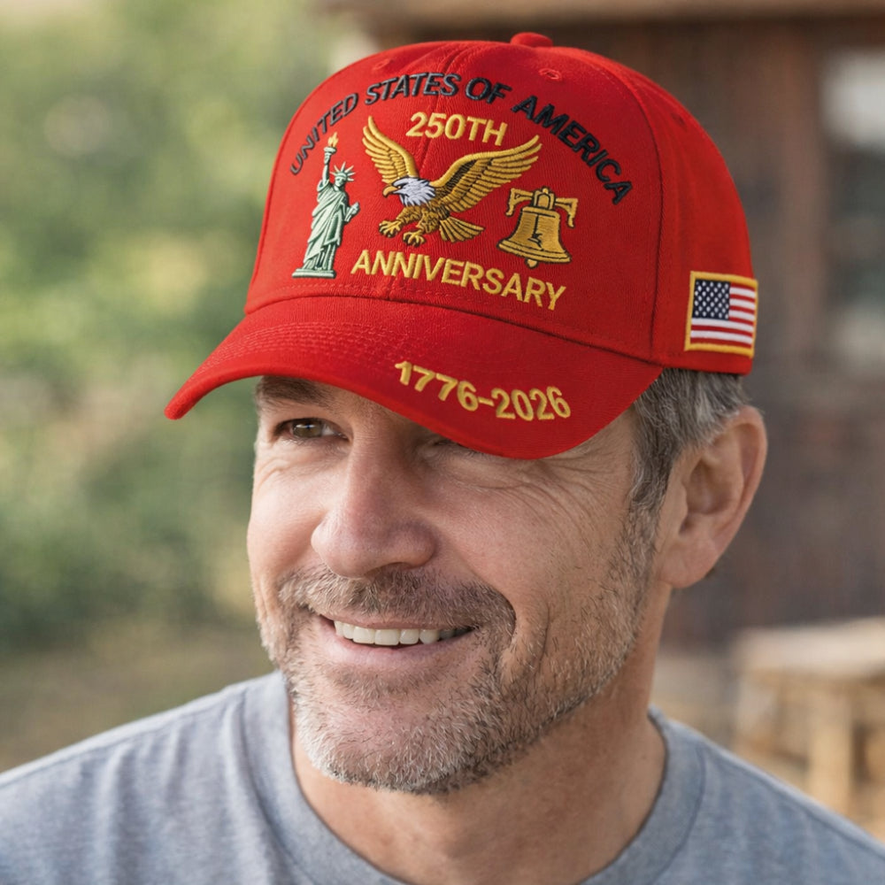 Men's Hat Veterans Baseball Cap Commemorative Patriotic Design