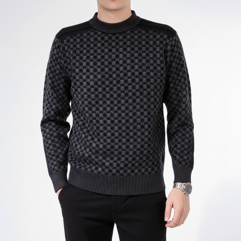 Men's Sweater with Round Neck - Andreas