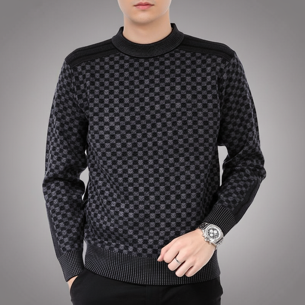 Men's Sweater with Round Neck - Andreas