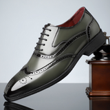 Men's Wingtip Brogue Lace-Up Shoes - Noel