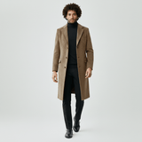 Michael - Men's coat with button placket - 2