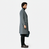 Michael - Men's coat with button placket - 6