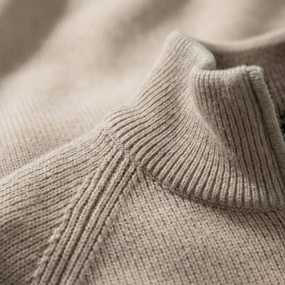 Louis - Men's Half-Zip Sweater