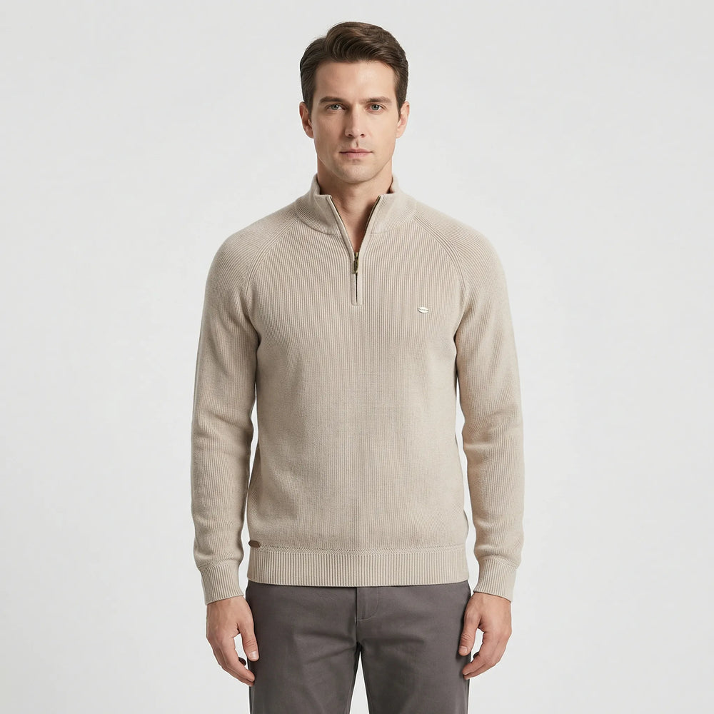 Louis - Men's Half-Zip Sweater
