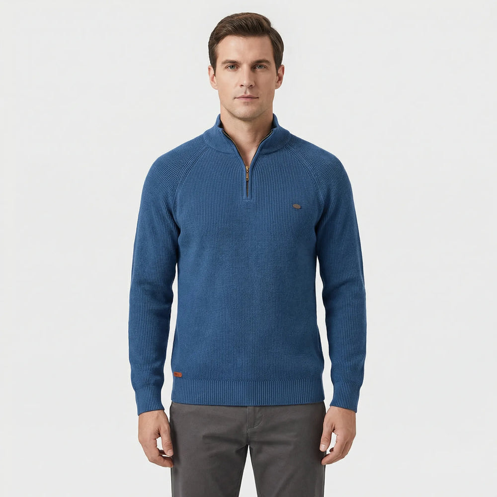 Louis - Men's Half-Zip Sweater