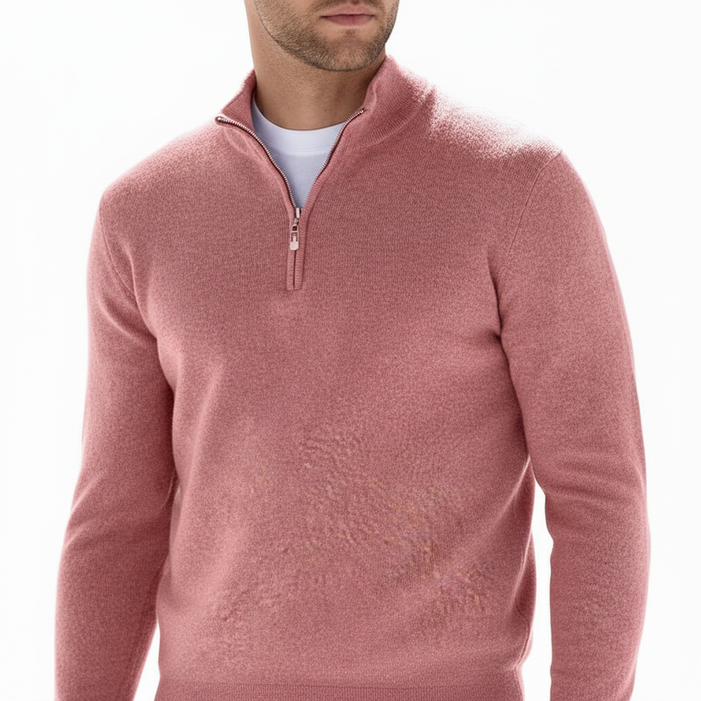 Men's Sweater with Zipper - Leonard