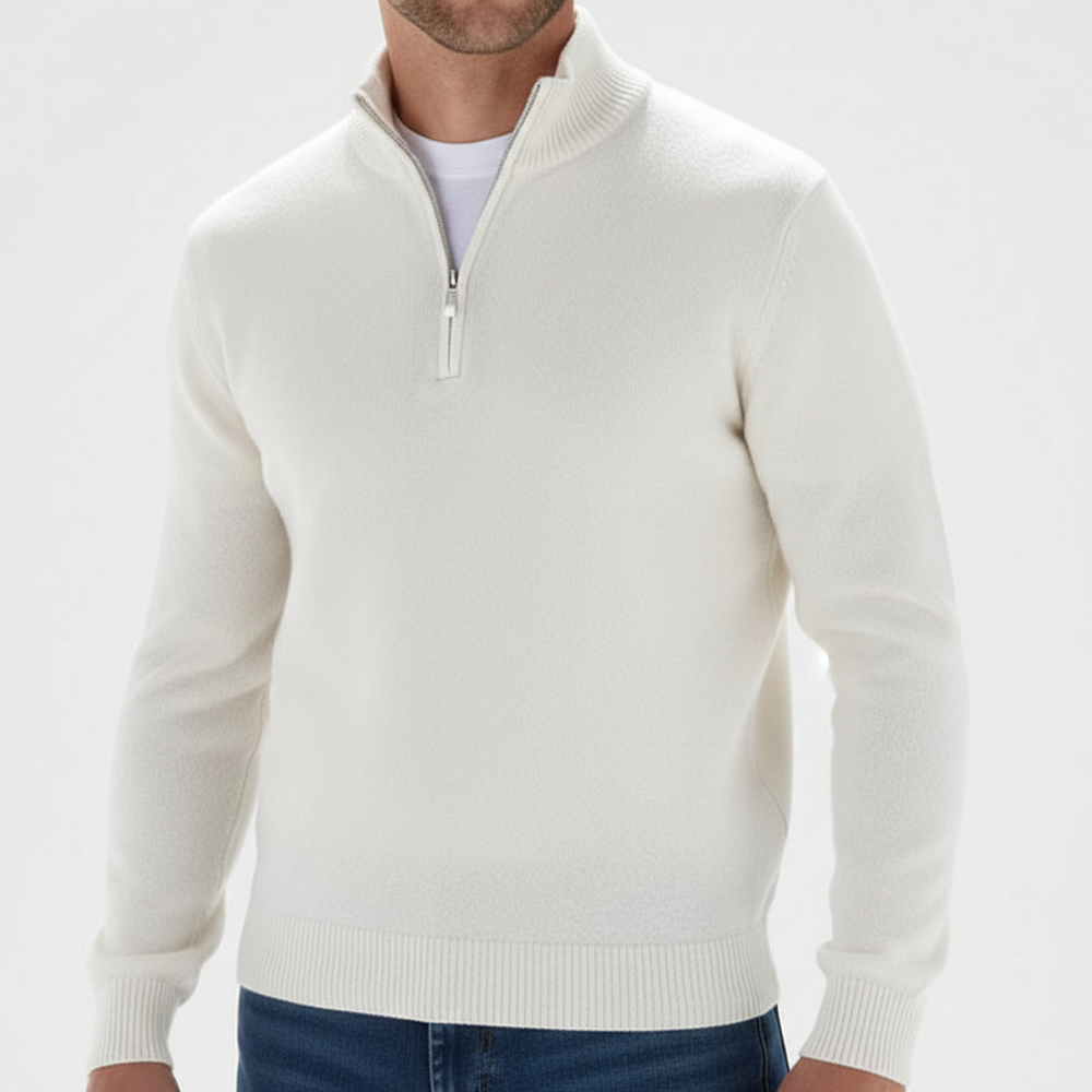 Men's Sweater with Zipper - Leonard