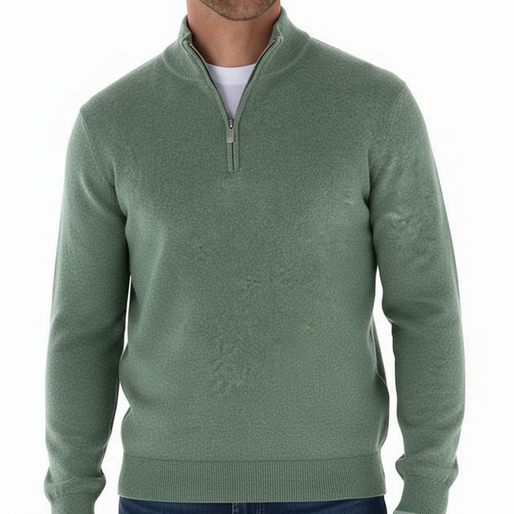 Men's Sweater with Zipper - Leonard