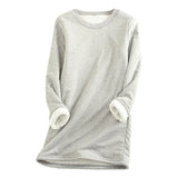 Ladies' fleece pullover with lining – Mira - 8