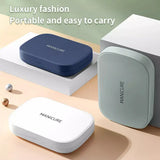 Kalsten | LuxNails | Professional Stainless Steel Manicure and Pedicure Set | Portable & Multifunctional | Luxurious Storage Box