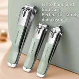 Kalsten | LuxNails | Professional Stainless Steel Manicure and Pedicure Set | Portable & Multifunctional | Luxurious Storage Box