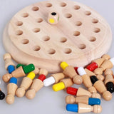 Enhanced Product Title: "Holz-Memory-Spiel für Kinder – Gedächtnistraining & Koordinationsspiel aus hochwertigem Holz – Fördert Konzentration und kognitive Fähigkeiten" 

This title includes relevant keywords while emphasizing the product's benefits and q