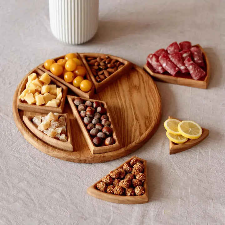 Enhanced Product Title: "Holz-Serviertablett – Elegantes Tablett für Entspannte Genussmomente | Ideal für Frühstück, Snacks und Getränke" 

This title includes relevant keywords and highlights the product's versatility and elegance, making it more appeali