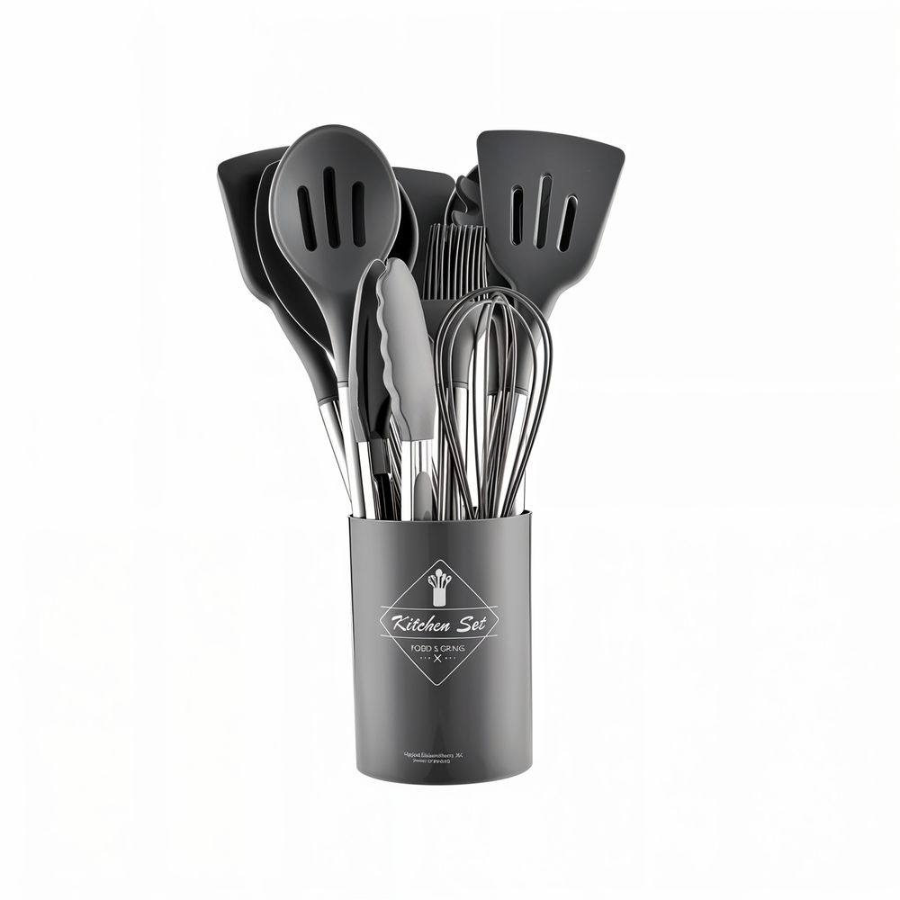 12-Piece Silicone Kitchen Utensil Set - Culinara Pro