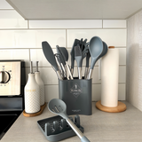 12-Piece Silicone Kitchen Utensil Set - Culinara Pro