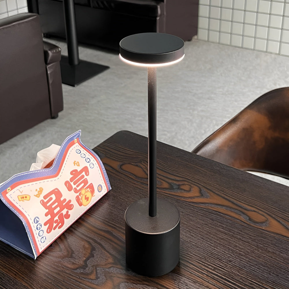 LED Table Lamp with Wireless Charging – USB Port, 3 Light Colors, 45cm