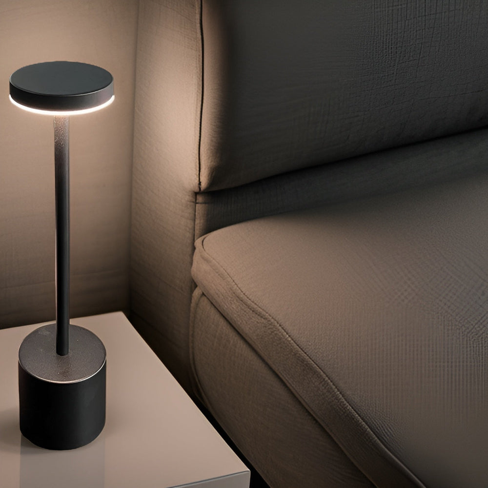 LED Table Lamp with Wireless Charging – USB Port, 3 Light Colors, 45cm