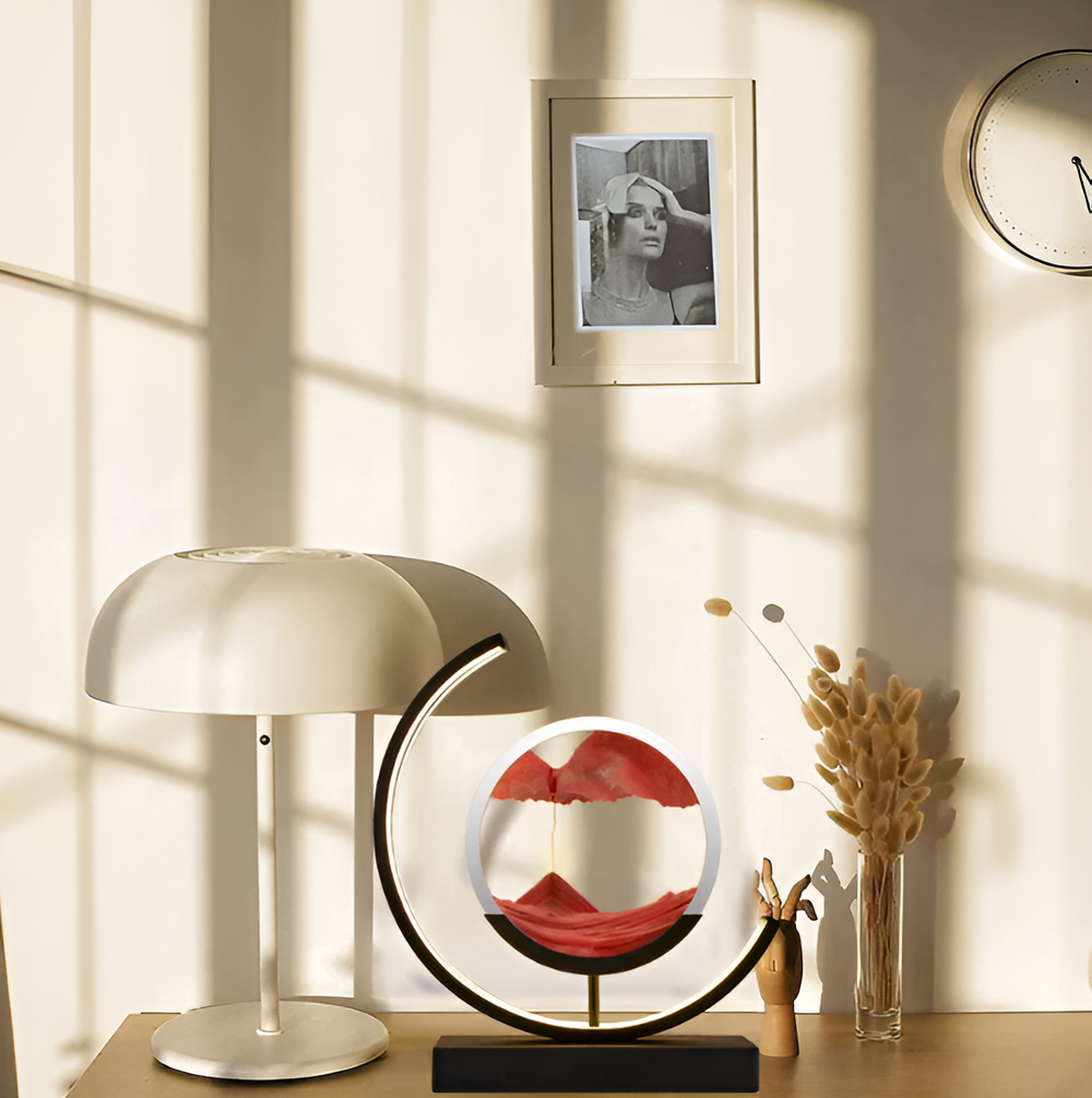 Sand Glow LED Sand Lamp - Elegant Ambient Lighting for Home Decor