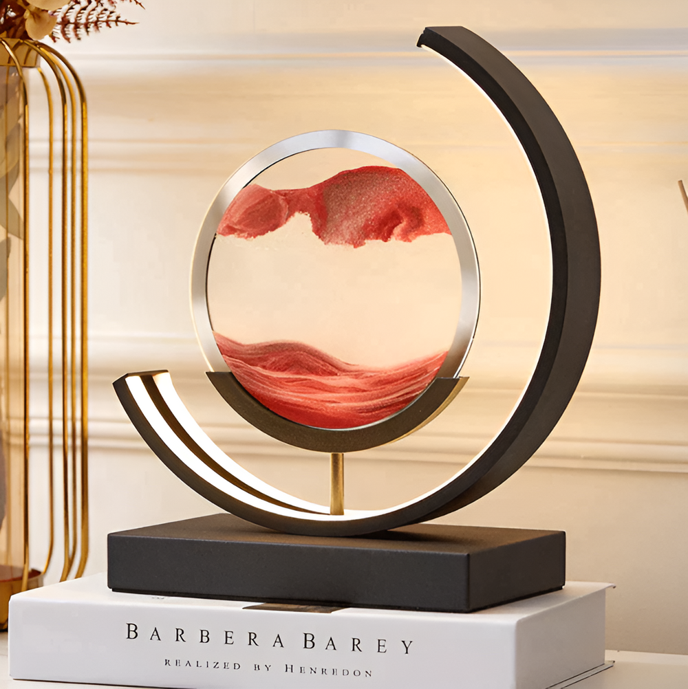 Sand Glow LED Sand Lamp - Elegant Ambient Lighting for Home Decor