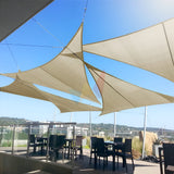 Enhanced Product Title: "Dreieckiges Sonnensegel – UV-Schutz & Wetterfeste Markise für Garten, Terrasse & Balkon" 

This optimized title includes relevant keywords while clearly describing the product's benefits and suitable locations for use.