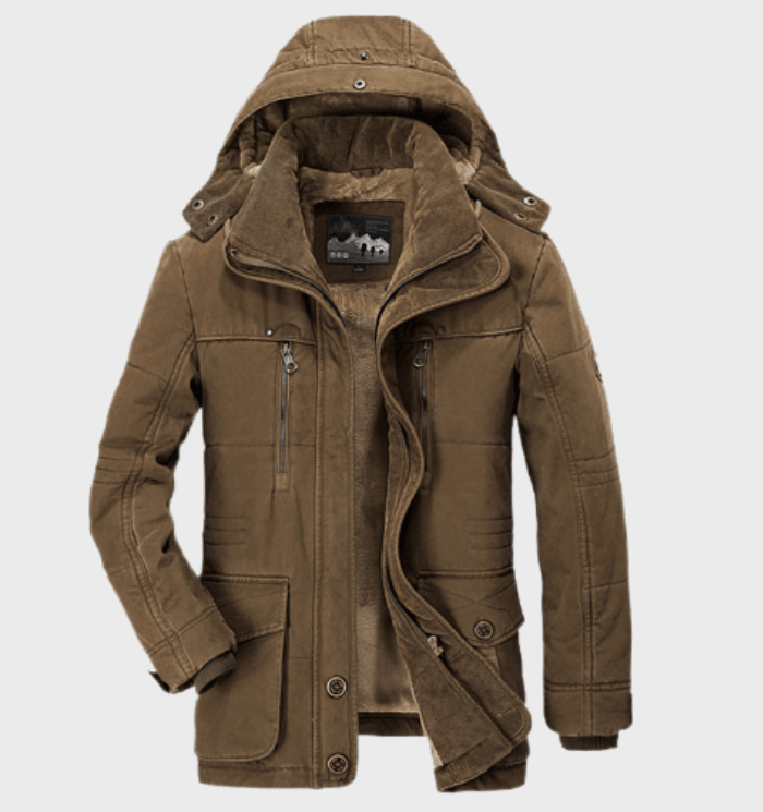Jimmy - Hooded Fleece-Lined Winter Jacket