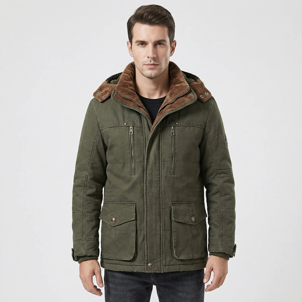 Hooded Fleece-Lined Winter Jacket - Jimmy