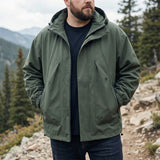 Hooded Oversized Windbreaker Jacket - Adrian