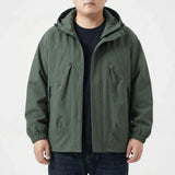 Hooded Oversized Windbreaker Jacket - Adrian