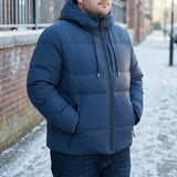 Men's Hooded Padded Puffer Jacket - Gustavo