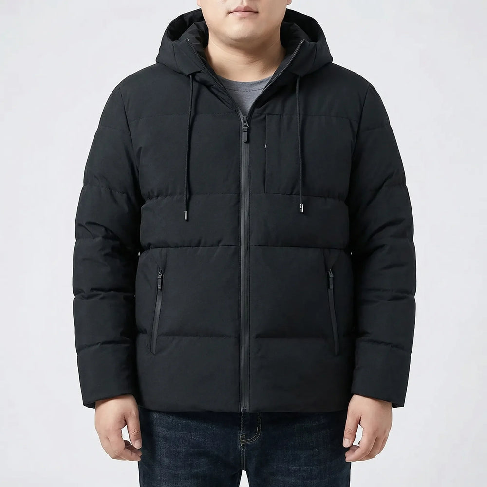 Men's Hooded Padded Puffer Jacket - Gustavo