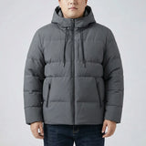 Men's Hooded Padded Puffer Jacket - Gustavo