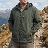 Hooded Tactical Windbreaker Jacket - Lyle