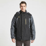 Hooded Two-Tone Outdoor Jacket - Casey