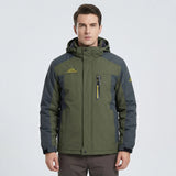 Hooded Two-Tone Outdoor Jacket - Casey